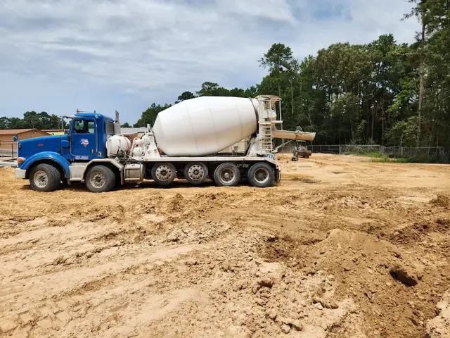 Nikky Ready Mix Concrete truck on site